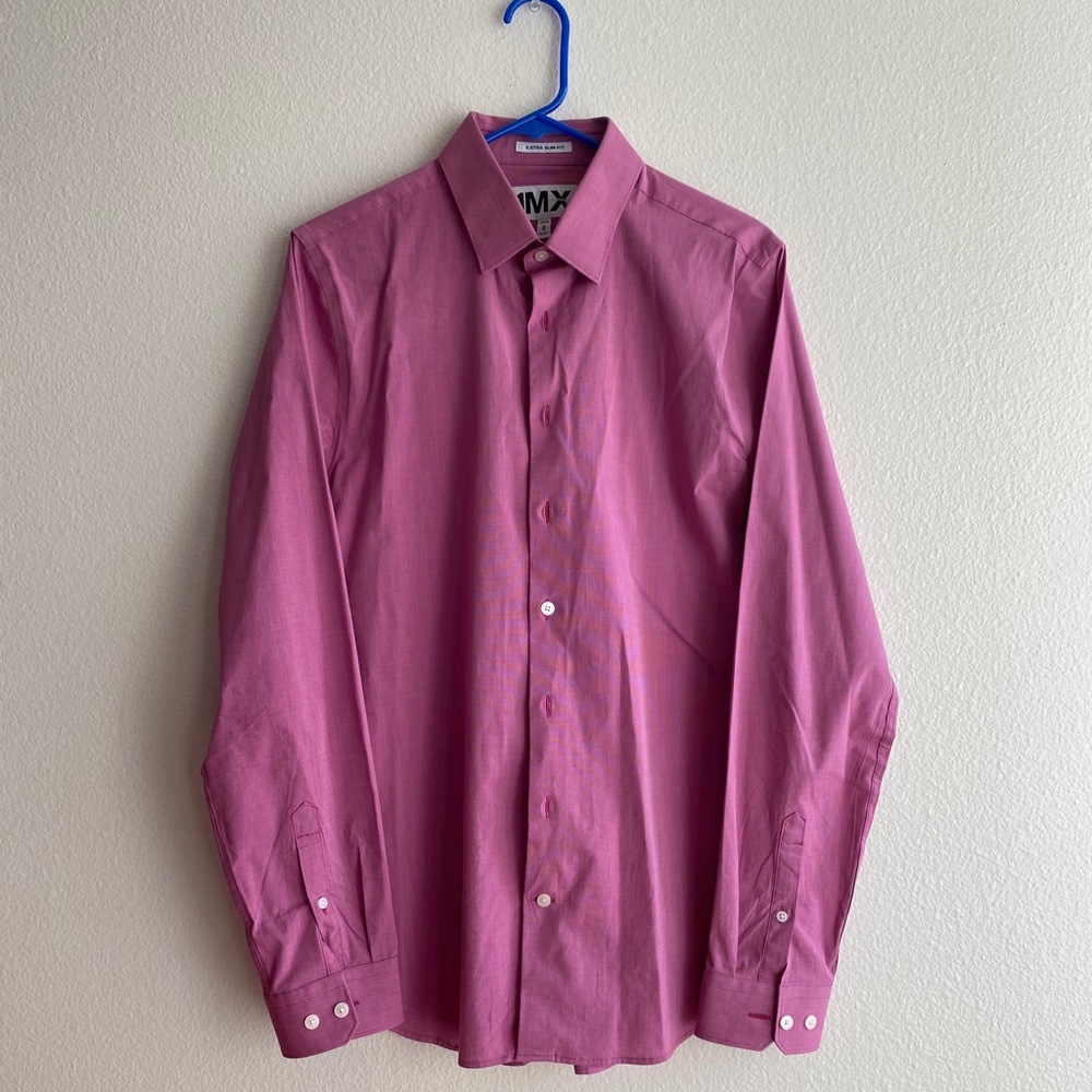Men’s Extra Slim Fit Express Dress Shirt Size M